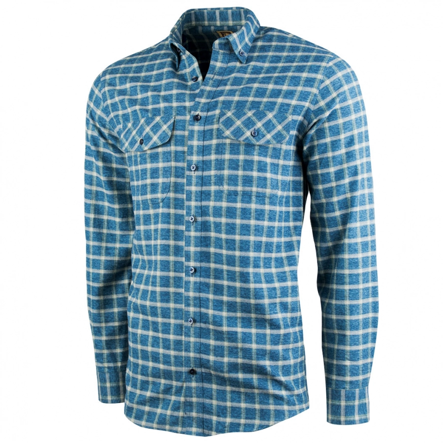 Men's Tagart Fern slim blue shirt 3/9