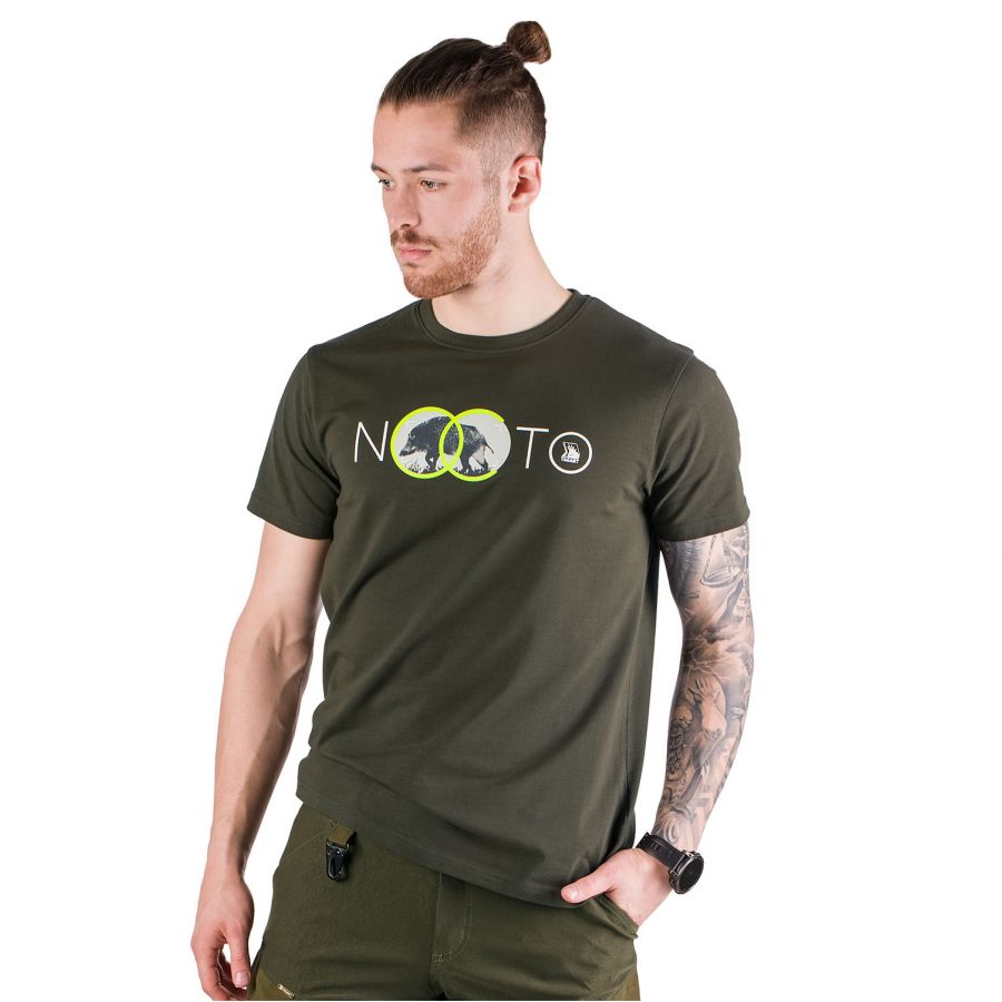 Men's Tagart FNT Nocto green t-shirt 2/3
