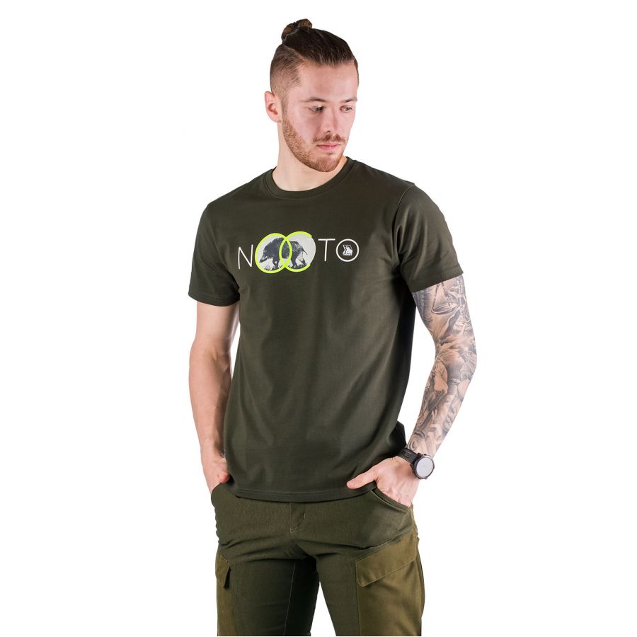 Men's Tagart FNT Nocto green t-shirt 1/3