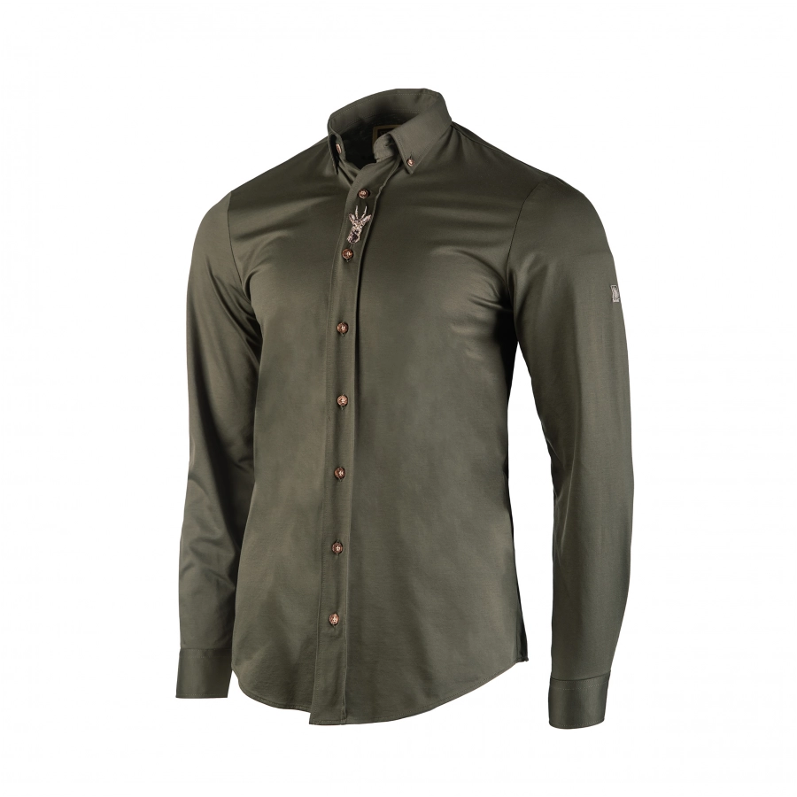 Men's Tagart Goat shirt dark green 1/3
