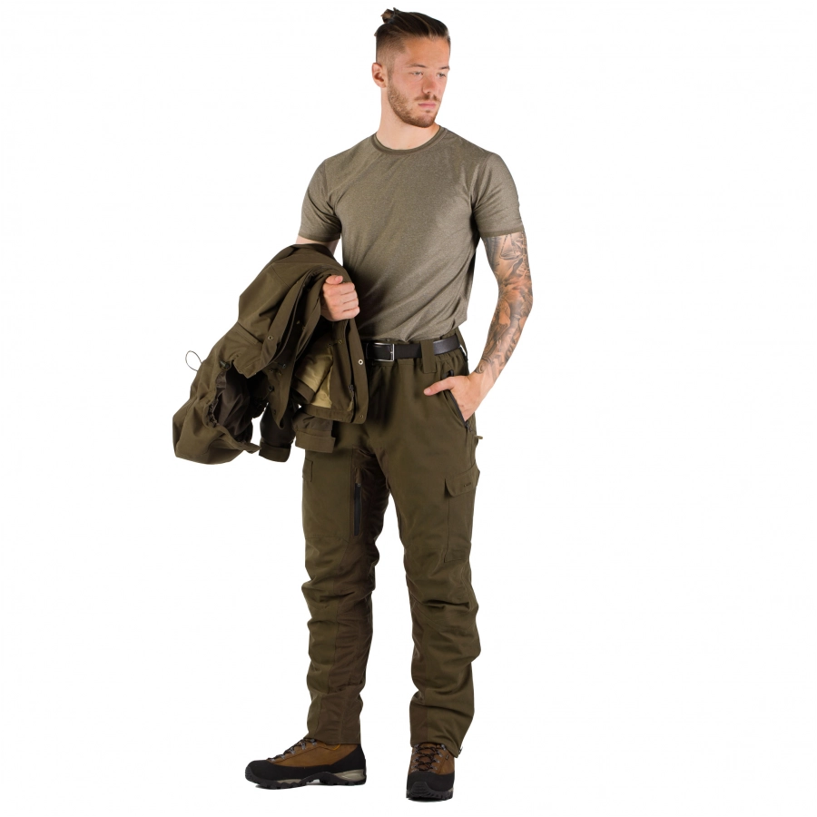 Men's Tagart Thunder Thermo 4 green pants 1/5
