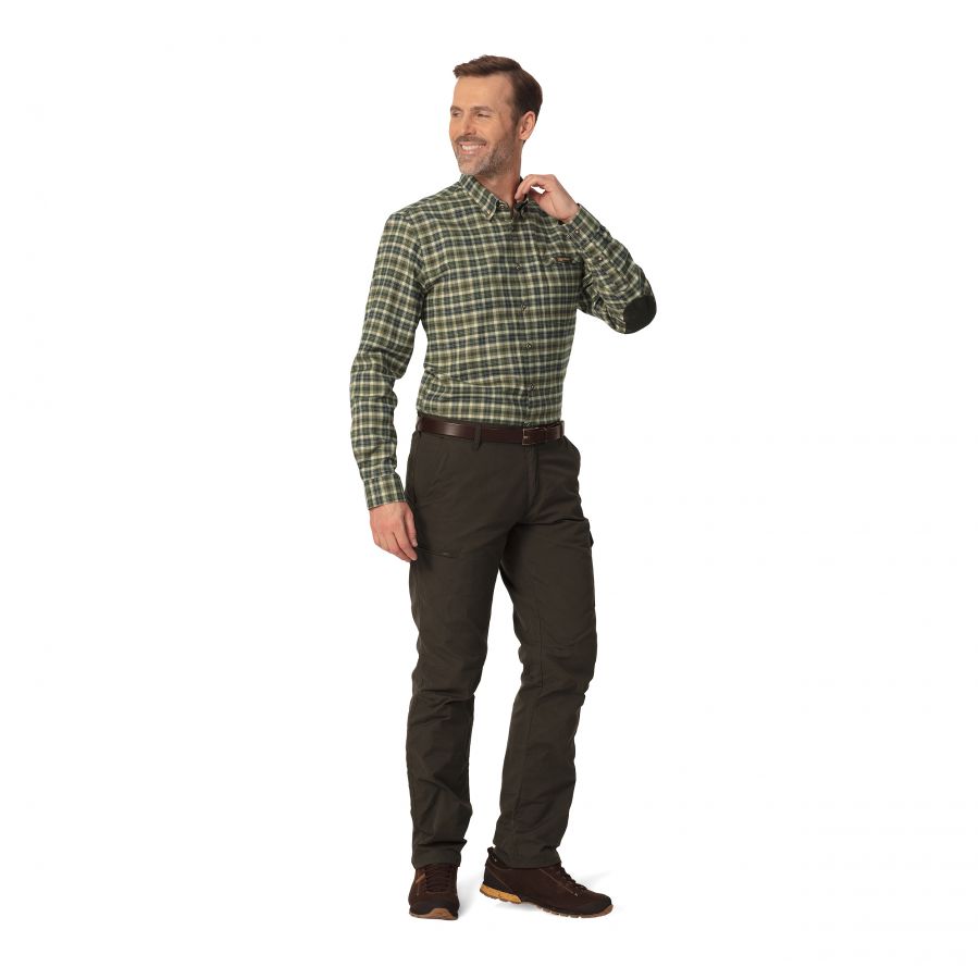 Men's Tagart Willow green slim shirt 1/3