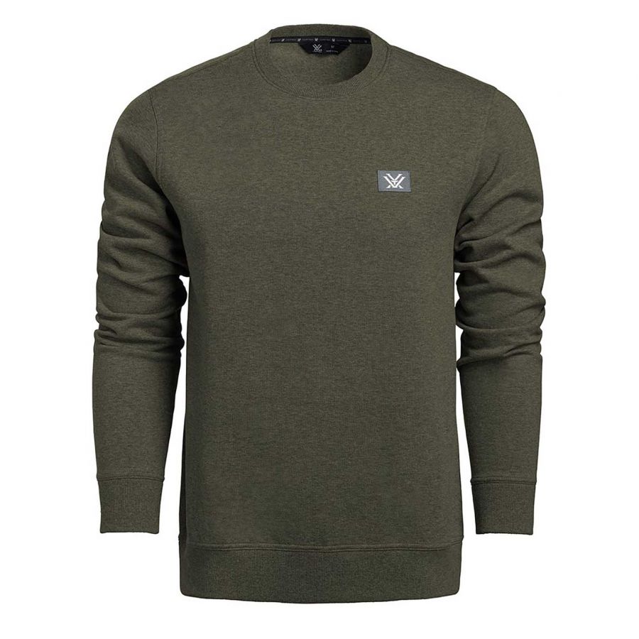 Men's Vortex Comfort Crewneck sweatshirt olive green 1/2
