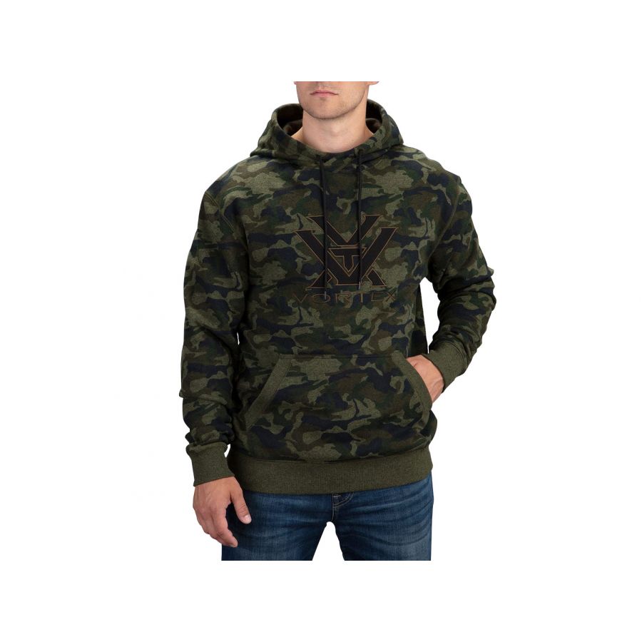 Men's Vortex Comfort Hoodie Camouflage Sweatshirt 3/4
