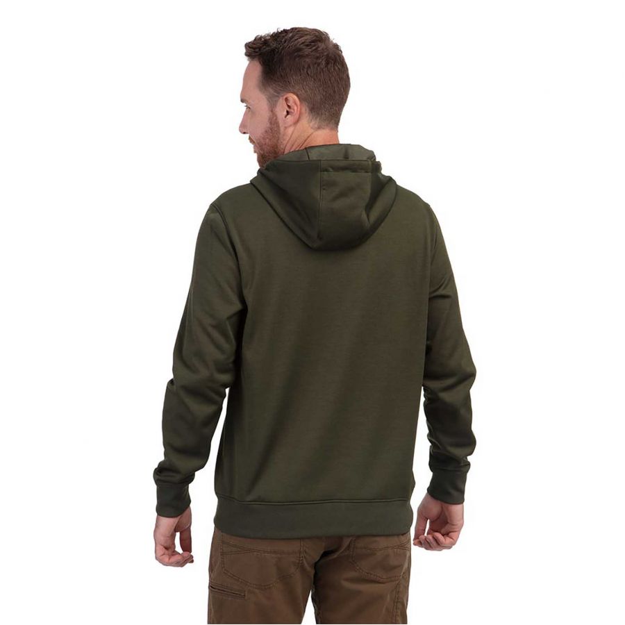 Men's Vortex Three Peaks Performance Olive Sweatshirt 4/5