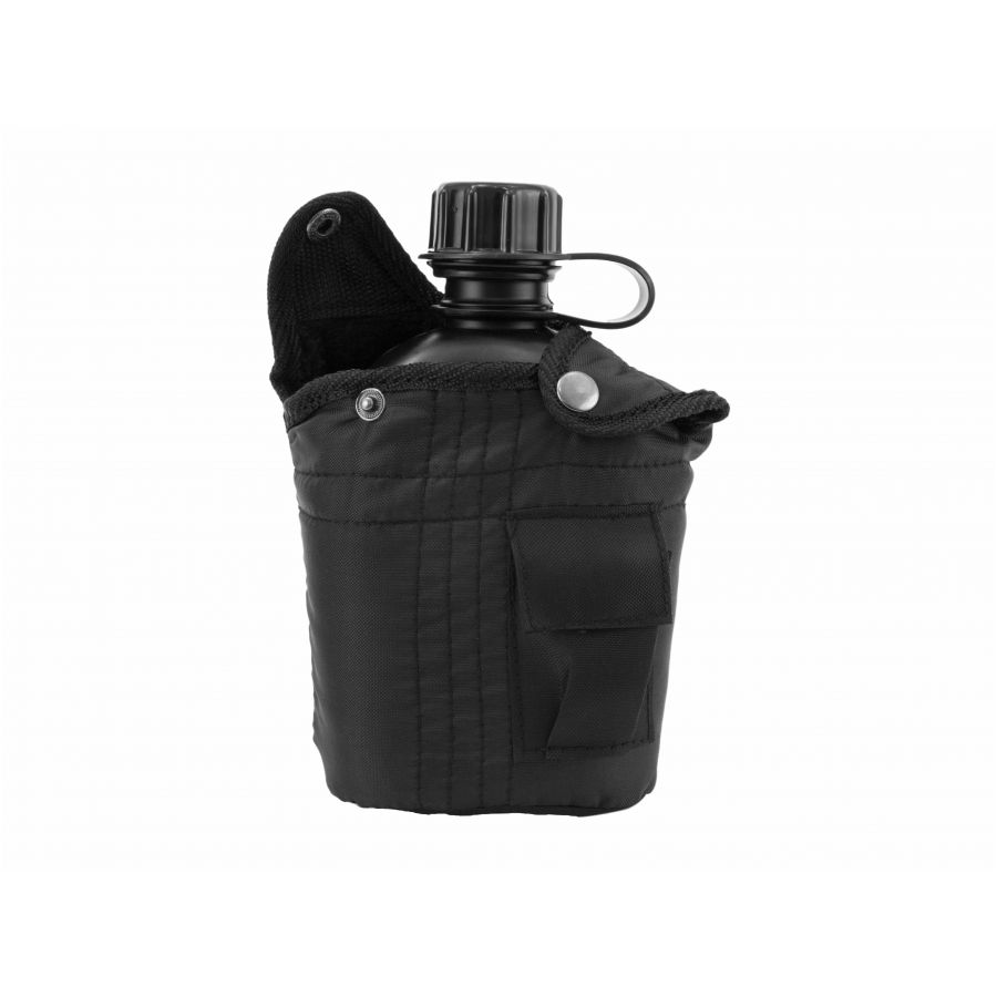 MFH canteen in pouch - black 1/7