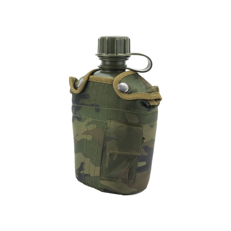 MFH canteen in pouch - woodland 2/4