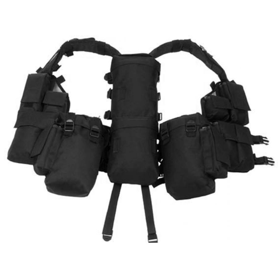 MFH tactical vest - black 1/5