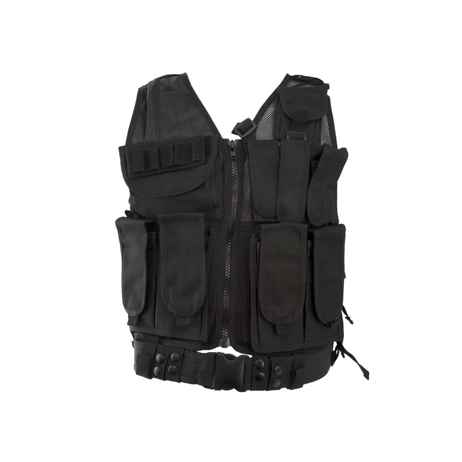 MFH USMC tactical vest black 1/3