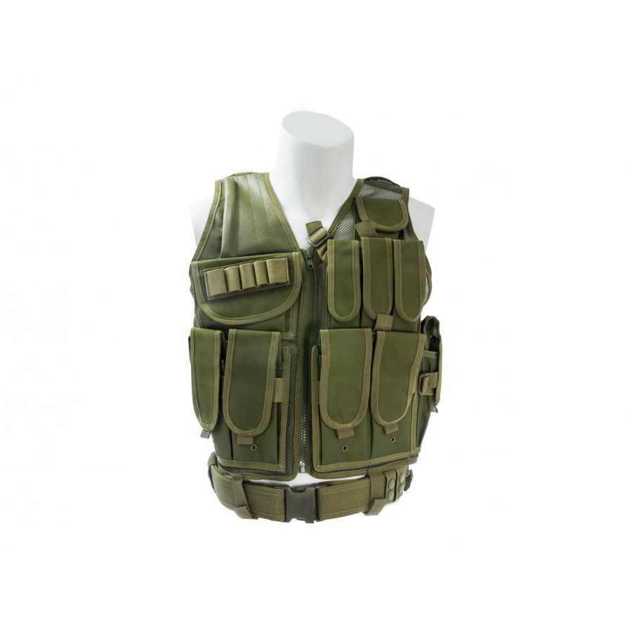 MFH USMC tactical vest olive green 2/5