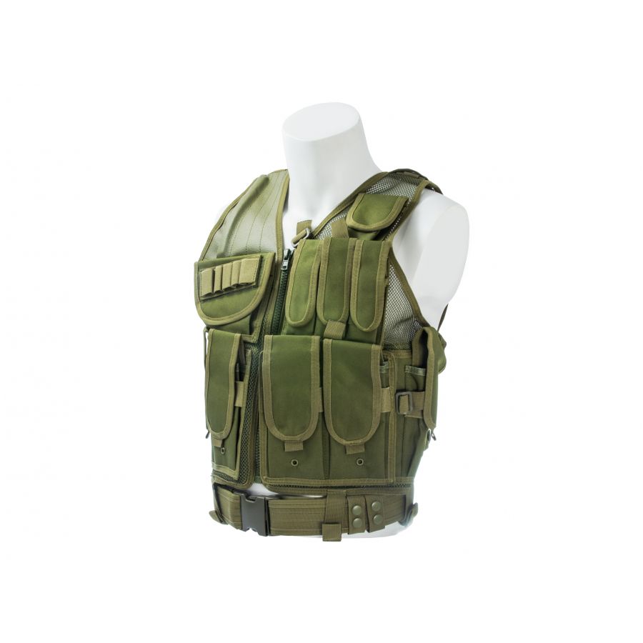 MFH USMC tactical vest olive green 1/5