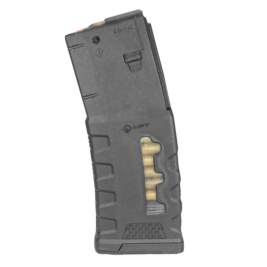 MFT ED polim magazine with window.for AR-15 black 1/3