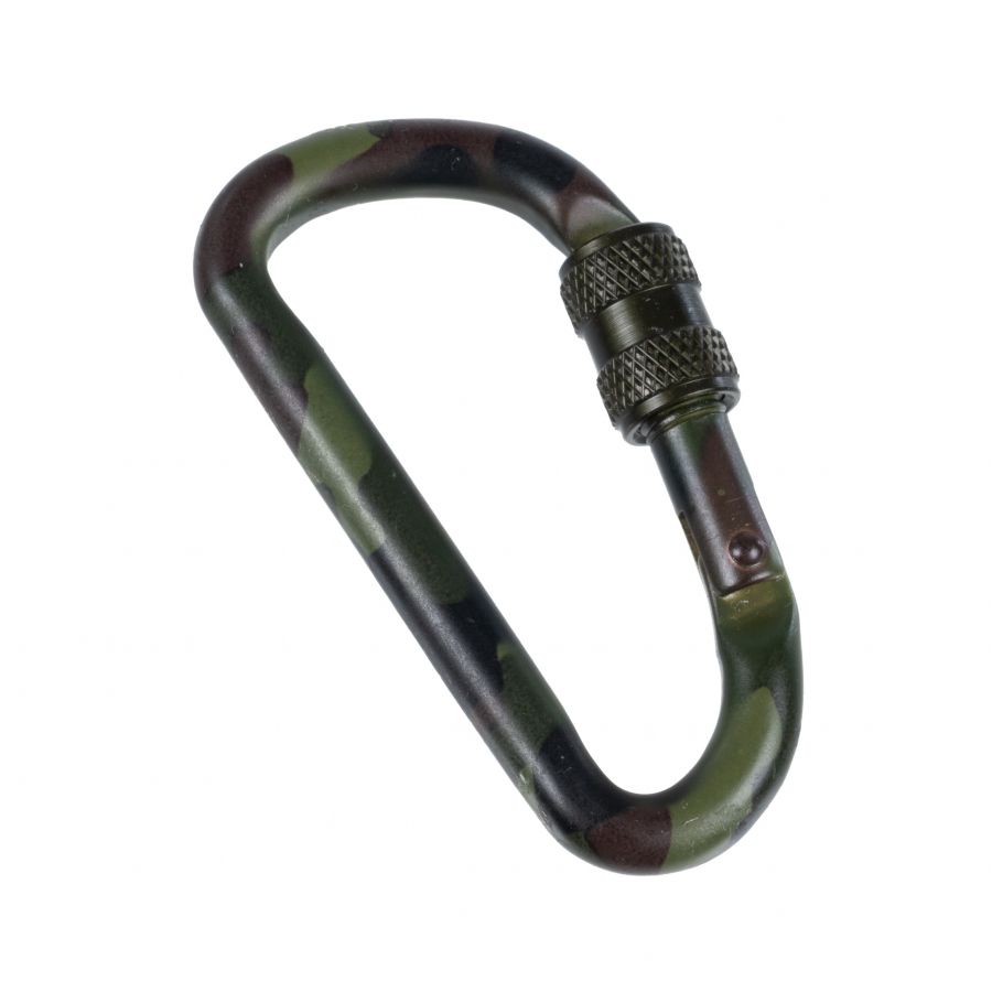 Mil-Te 60 mm camouflage carabiner 1 piece. 2/2