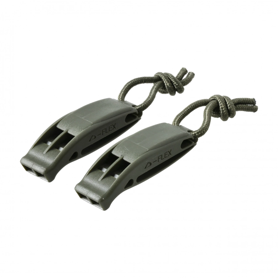 Mil-Tec alarm whistle olive green 1/4