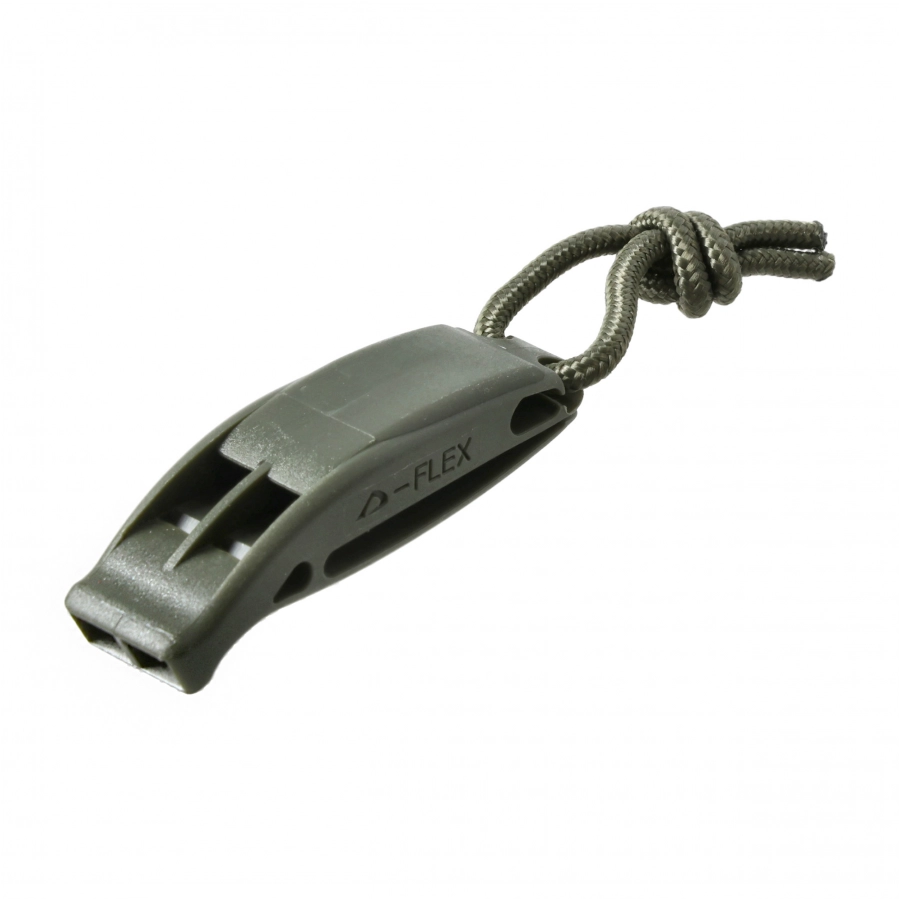Mil-Tec alarm whistle olive green 2/4