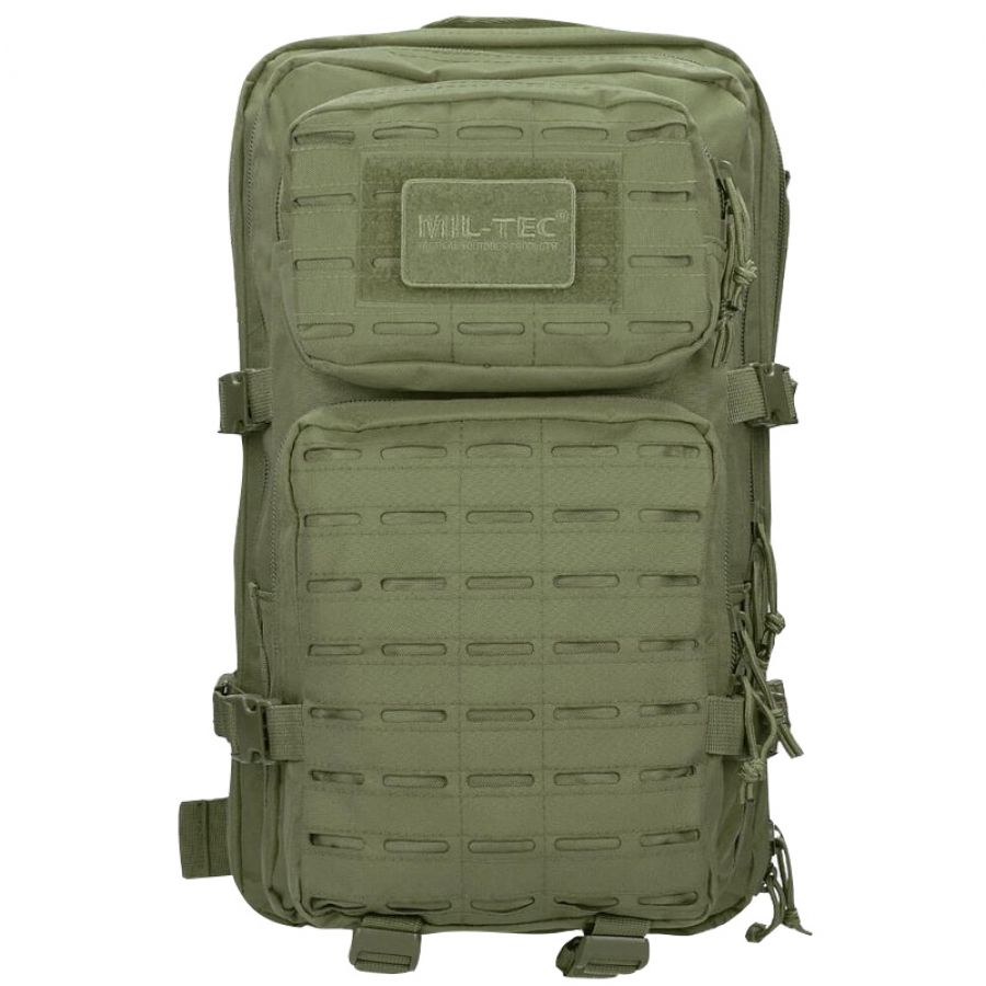 Mil-Tec Assault Laser Cut backpack 36 l olive green 3/4