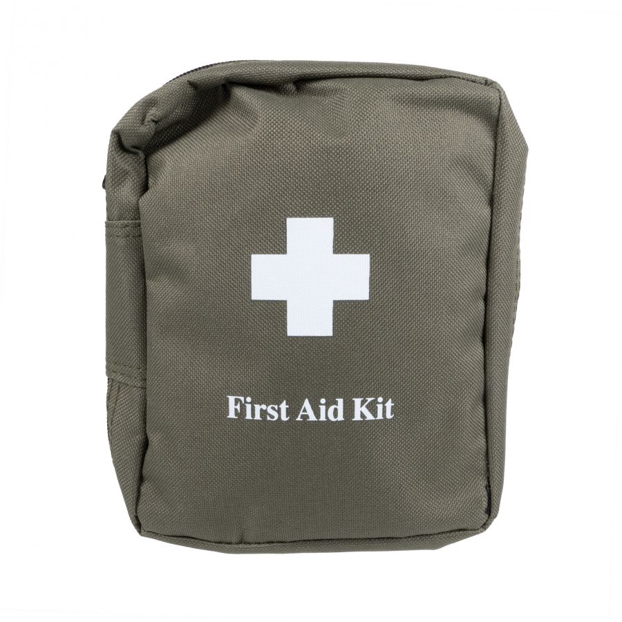 Mil-Tec first aid kit large 19x14x6.5 olive green 1/4