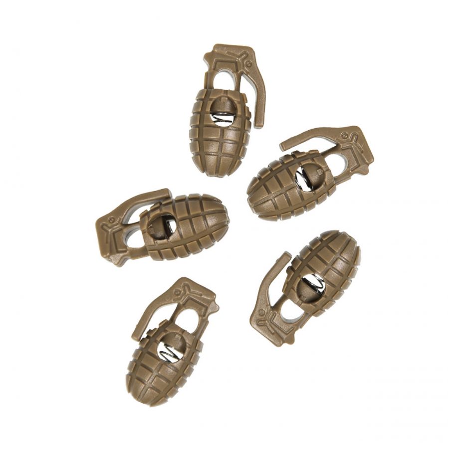 Mil-Tec Pineapple coyote stoppers 10 pcs. 1/2