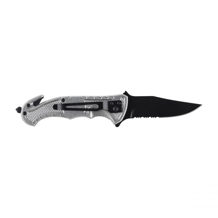 Mil-Tec Rescue knife silver. 2/5