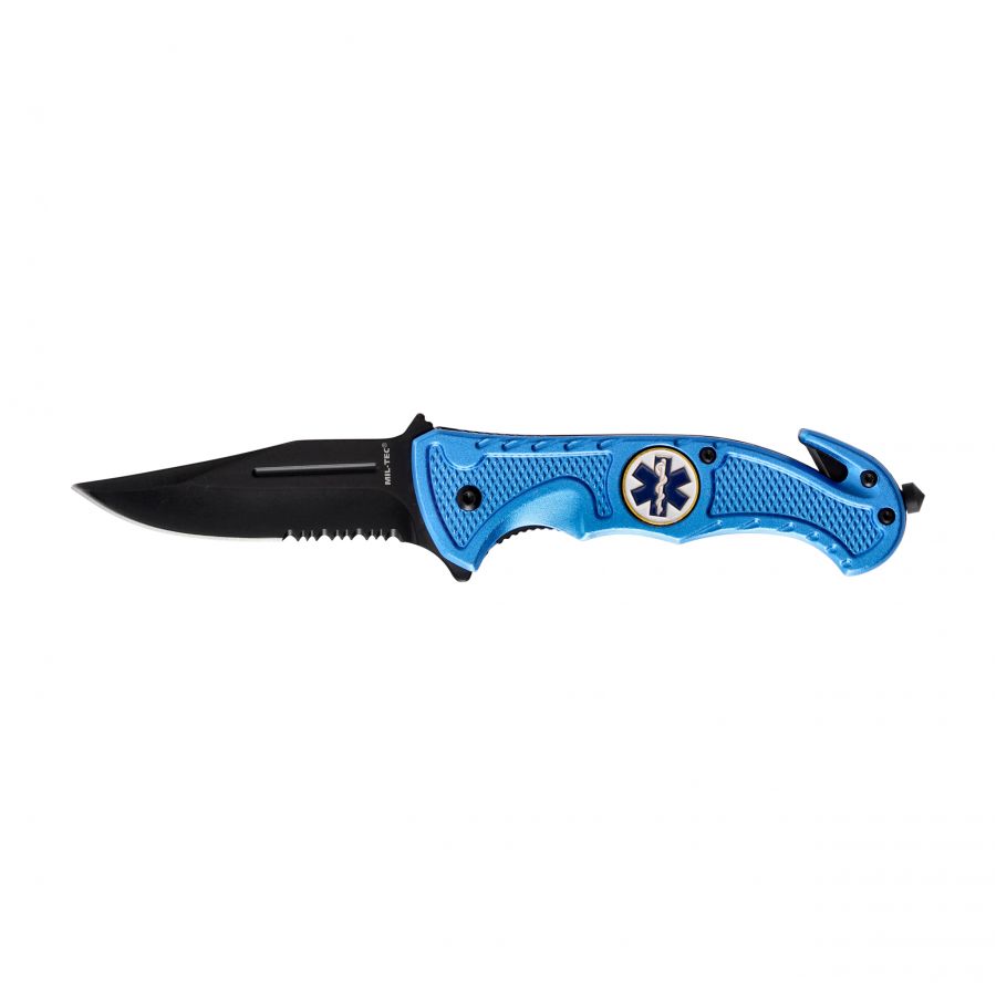 Mil-Tec Rescue rescue knife blue 1/5