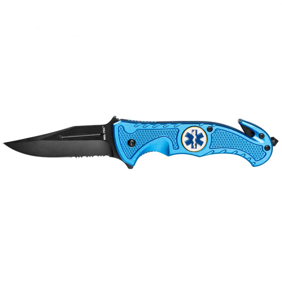 Mil-Tec Rescue rescue knife blue 1/4