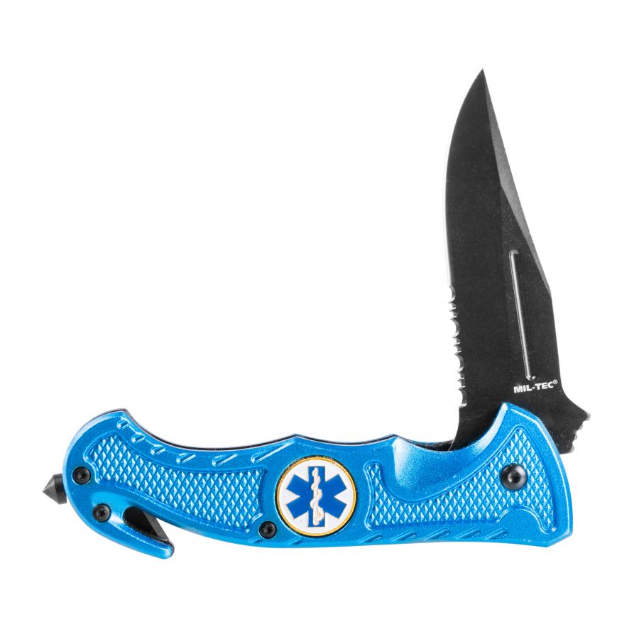 Mil-Tec Rescue rescue knife blue 3/4