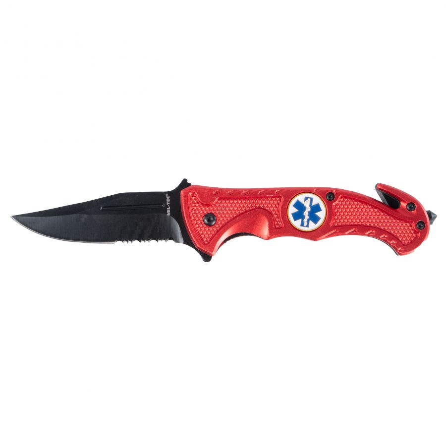 Mil-Tec Rescue rescue knife red 1/4