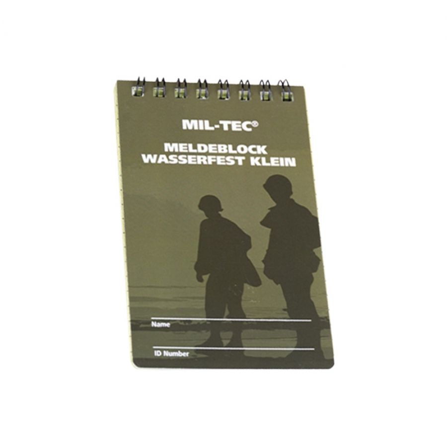 Mil-Tec waterproof notes 75 x 130 mm olive green 1/3