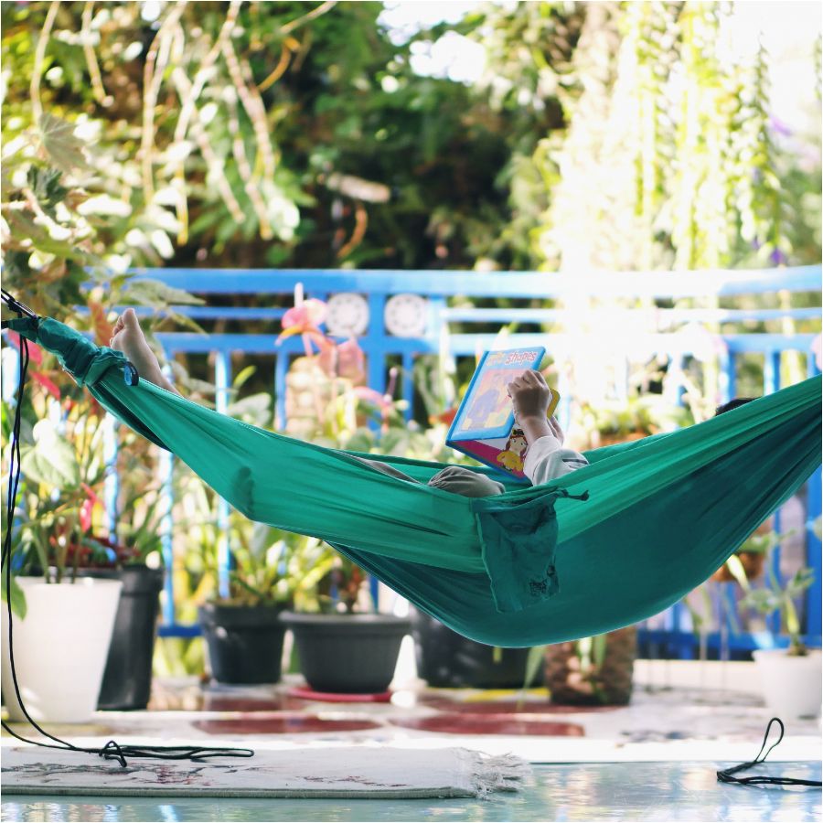 Mini hammock TTTM 150x140cm green 3/4