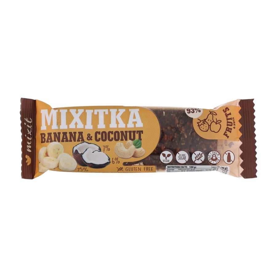 Mixitka Mixit banana with coconut 46 g 1/3