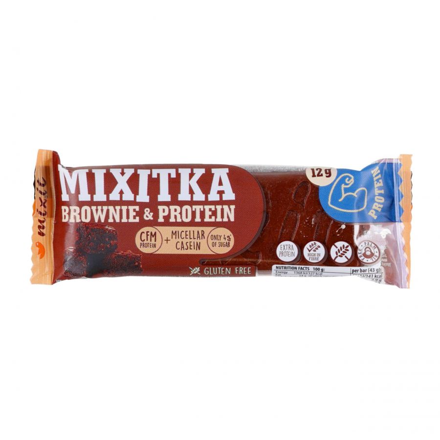 Mixitka Mixit brownie z proteinami bez glutenu 43 g 1/1