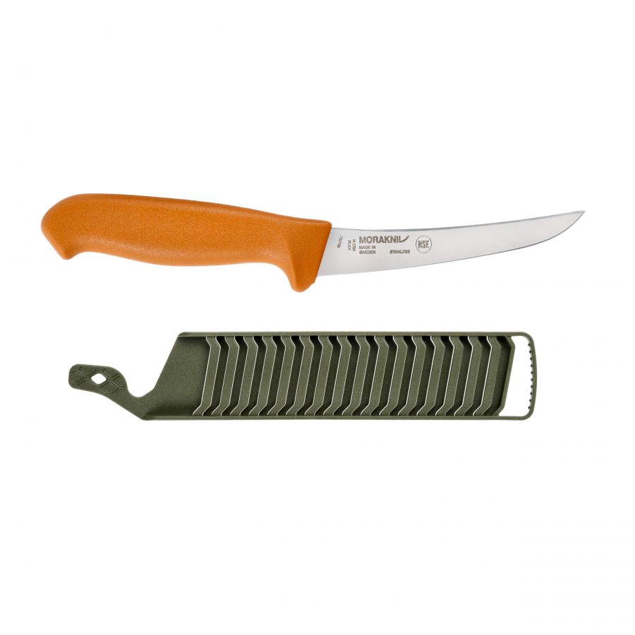 Morakniv Hunting Curved Boning knife orange. (S) 4/5