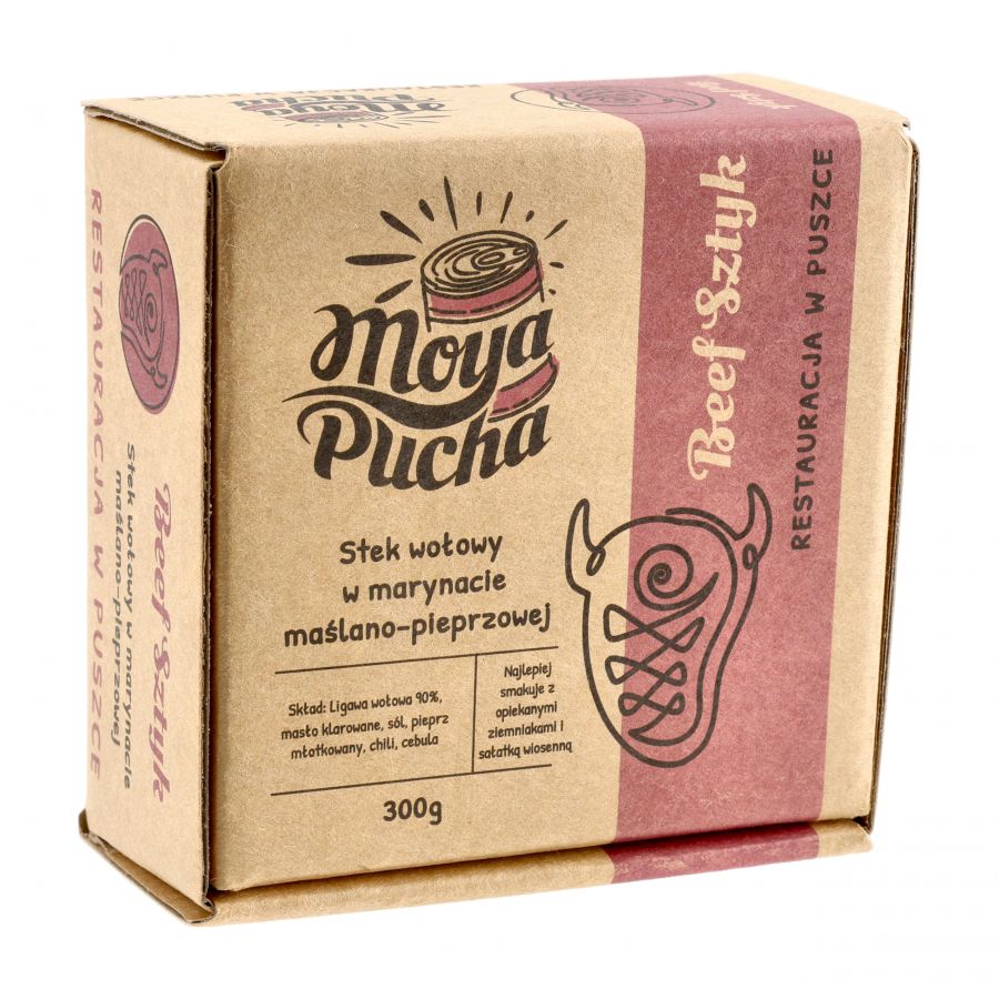 Moya Pucha Beef Sztyk canned dish 1/5