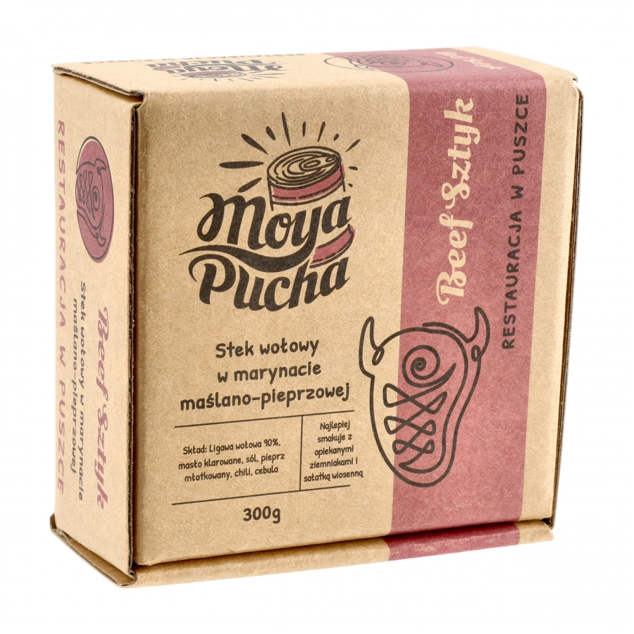 Moya Pucha Beef Sztyk canned dish 1/5