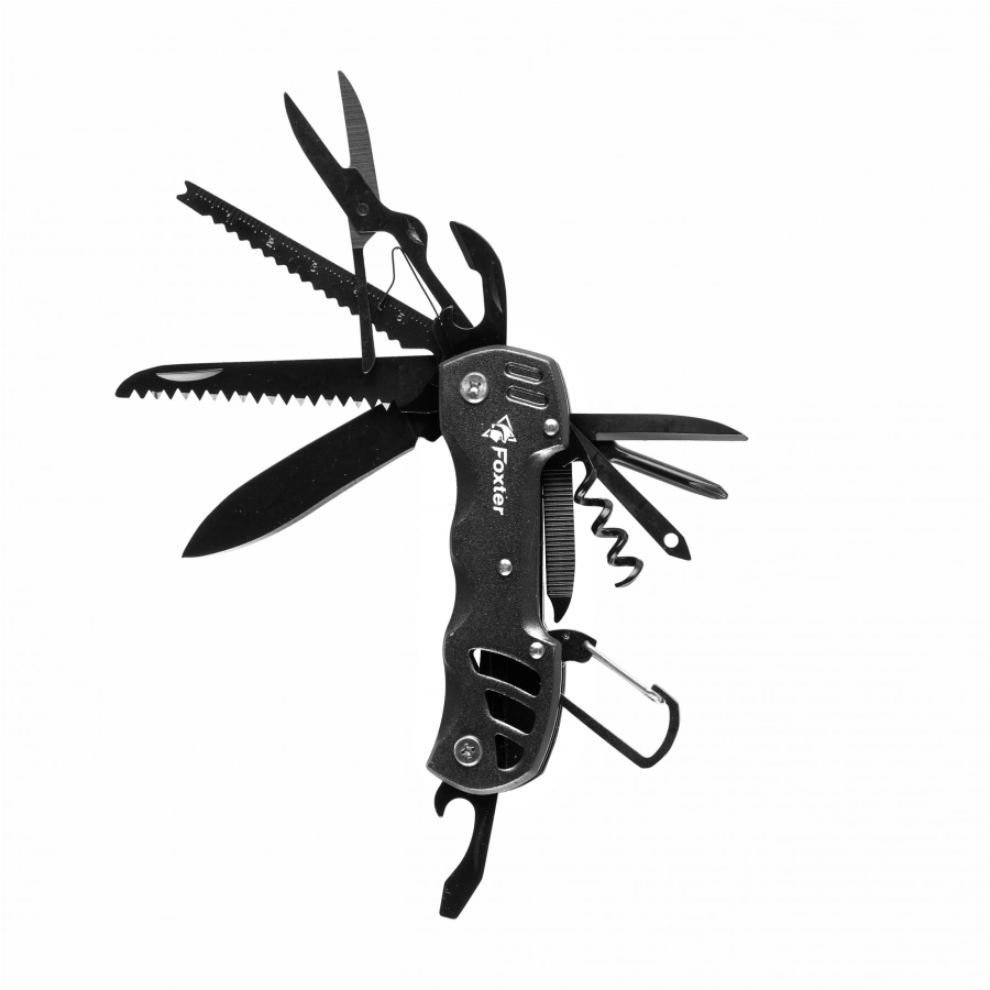 Multitool Foxter narzędzie wielofunkcyjne survival 13w1 czarny
 1/5