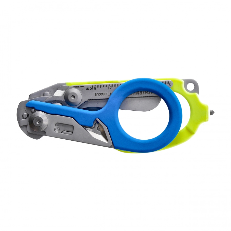 Multitool Leatherman Raptor Rescue żółto/niebieski z kaburą Utility 4/5