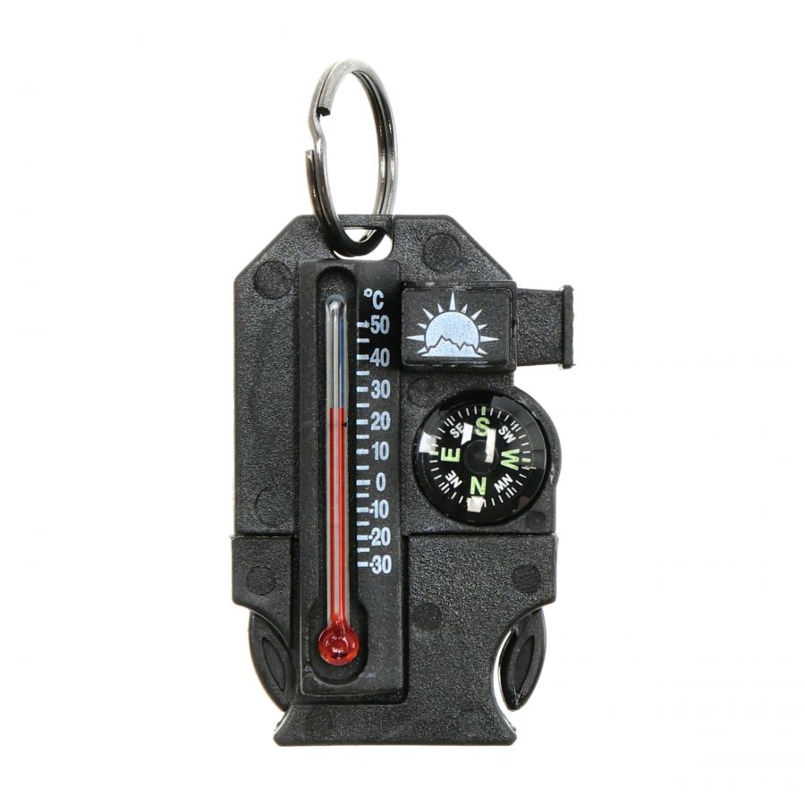 Multitool Sun Co. Outsider 4w1 z termometrem, kompasem, gwizdkiem alarmowym i krzesiwem 1/4