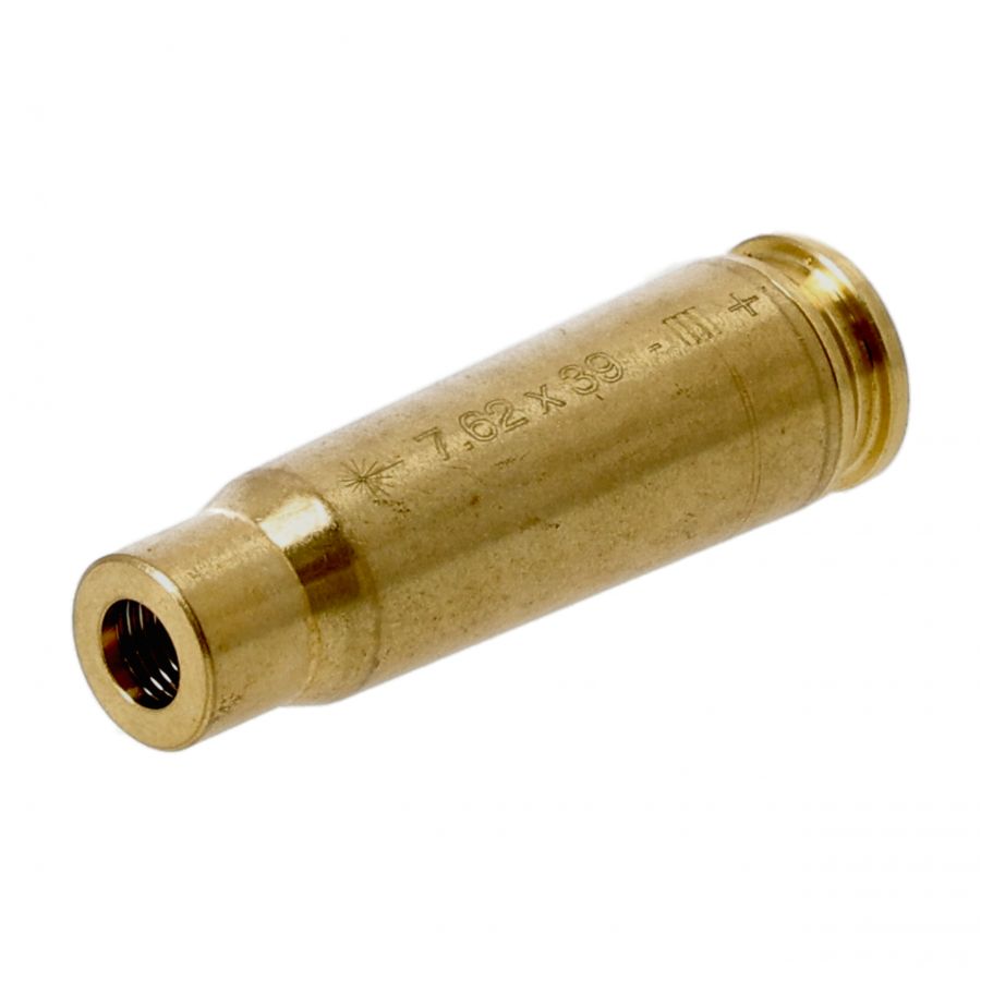 Nabój laserowy Vector Optics 7,62 x 39 mm mosiężny, czerwony laser SCBCR-05
 3/4