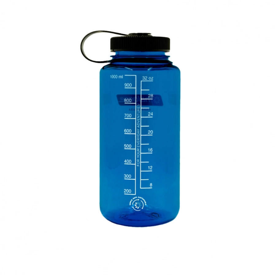 Nalgene Wide Mouth 1 l bottle blue 2/3