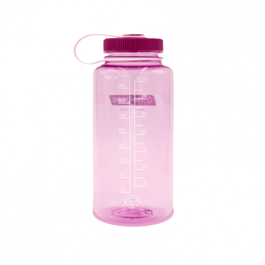 Nalgene Wide Mouth 1 l bottle pink 2/3