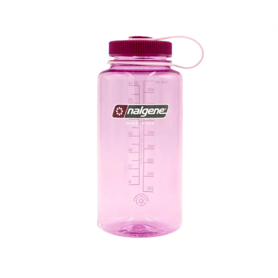 Nalgene Wide Mouth 1 l bottle pink 1/3