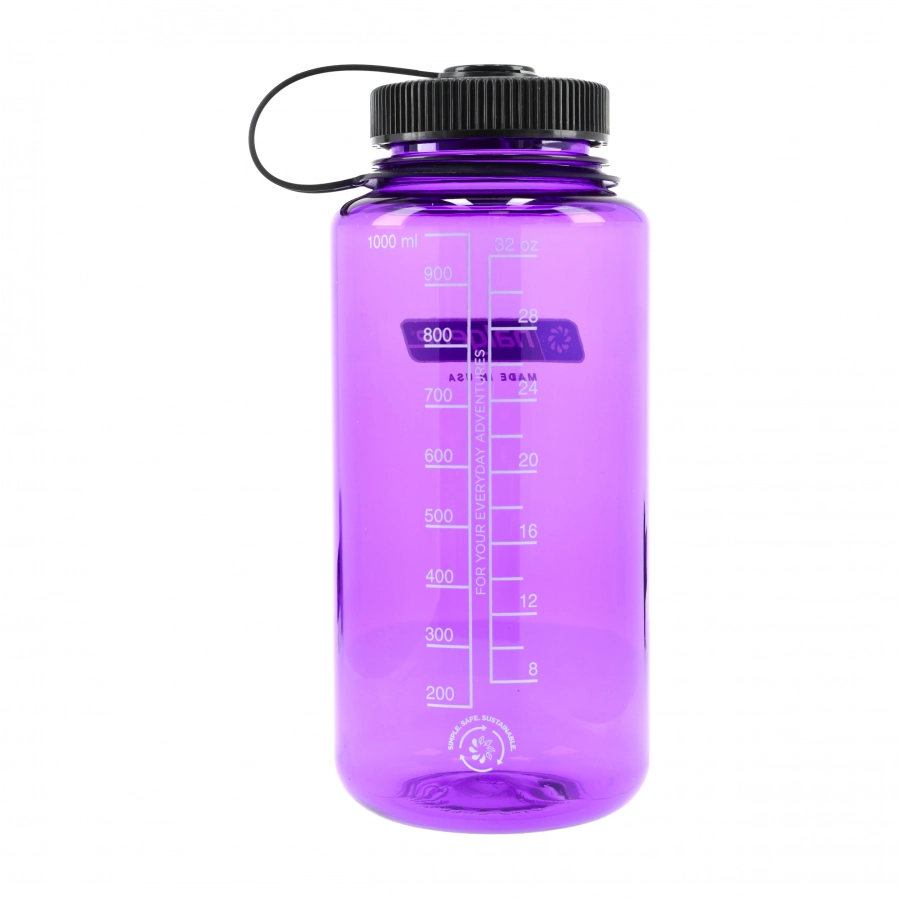 Nalgene Wide Mouth 1 L Bottle Purple 2/4