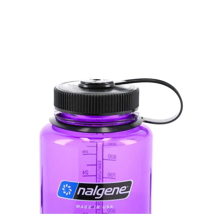 Nalgene Wide Mouth 1 L Bottle Purple 3/4