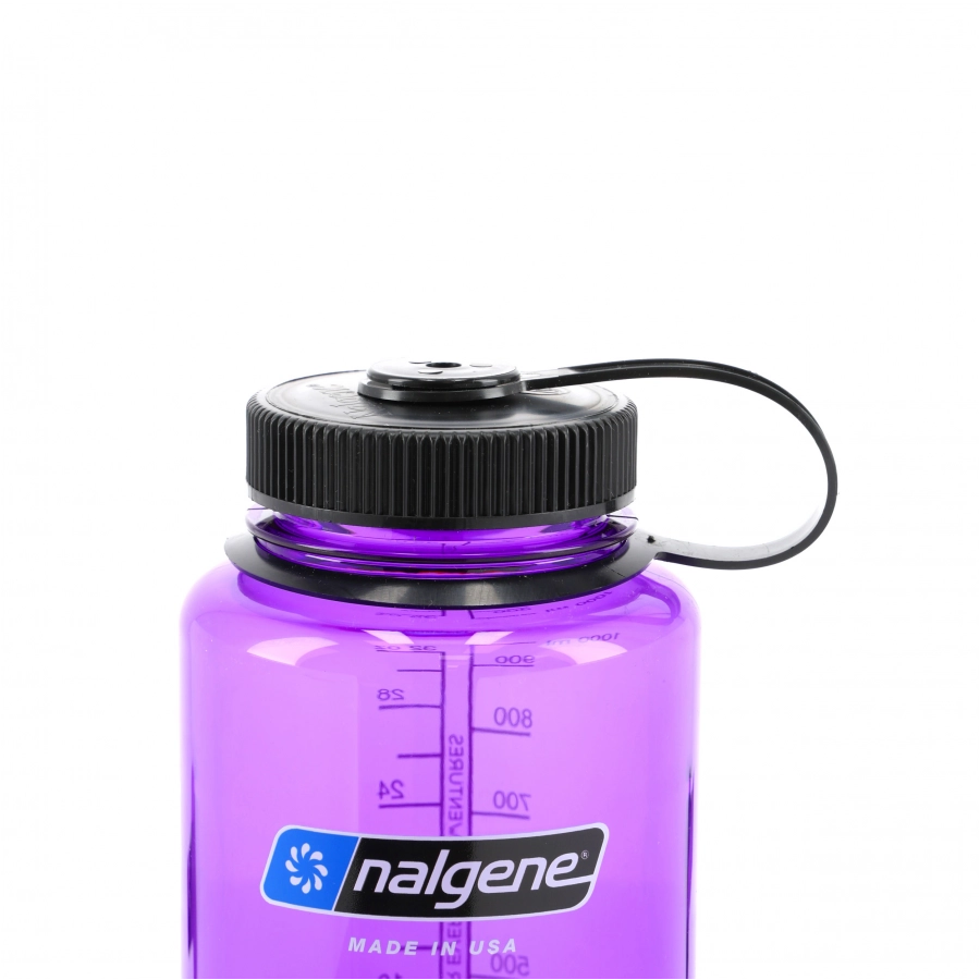 Nalgene Wide Mouth 1 L Bottle Purple 3/4