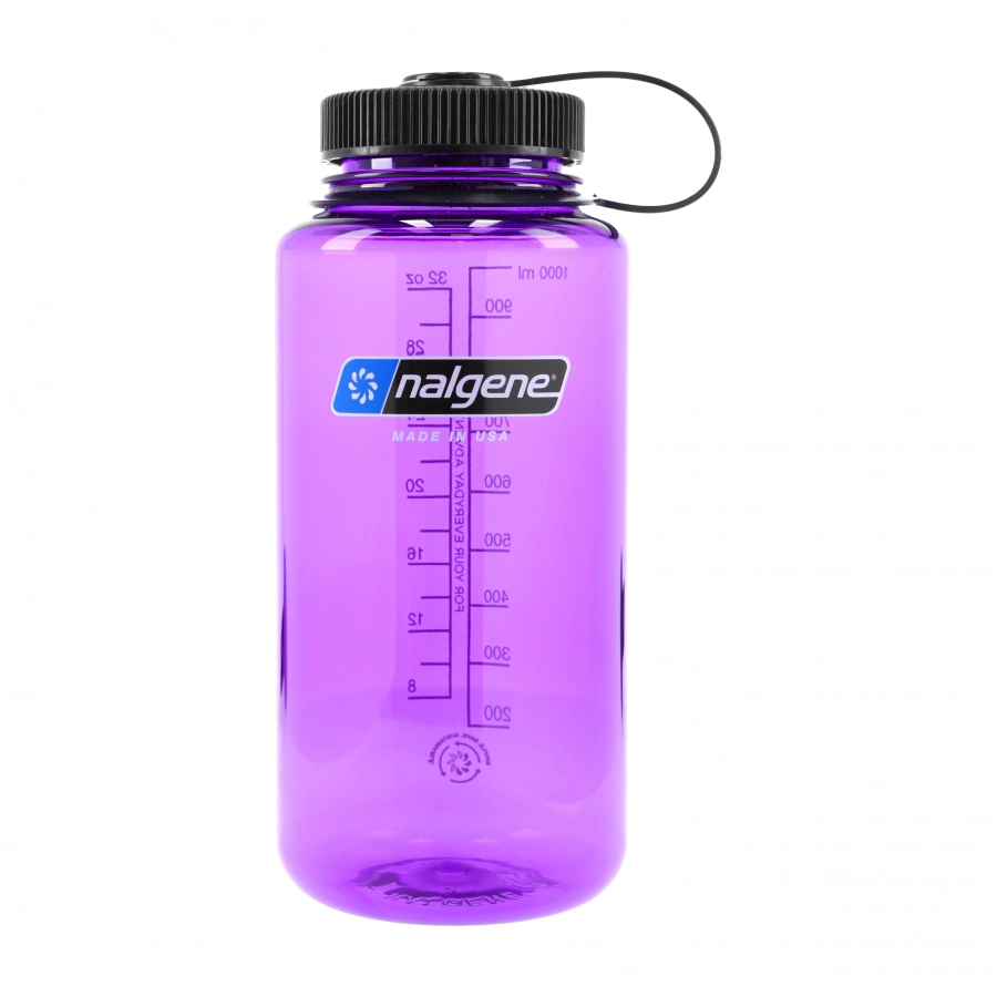 Nalgene Wide Mouth 1 L Bottle Purple 1/4