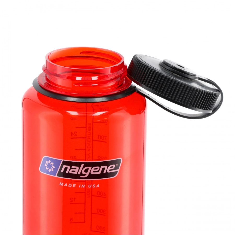Nalgene Wide Mouth 1 l bottle red 3/4