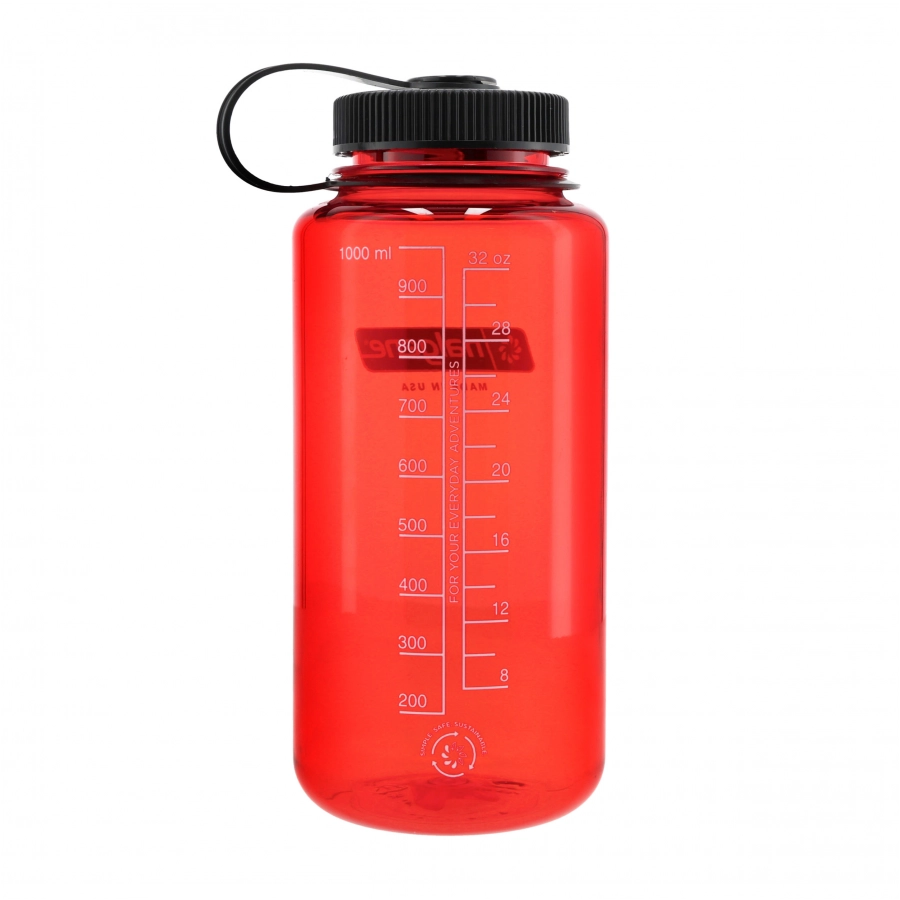 Nalgene Wide Mouth 1 l bottle red 2/4