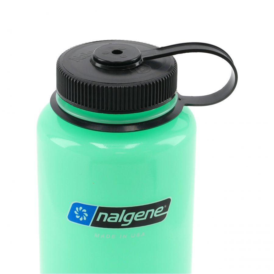 Nalgene Wide Mouth 1 L Glow Green Bottle 4/4