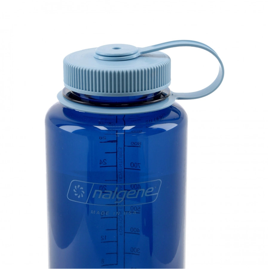 Nalgene Wide Mouth 1 L Indigo Bottle 3/4