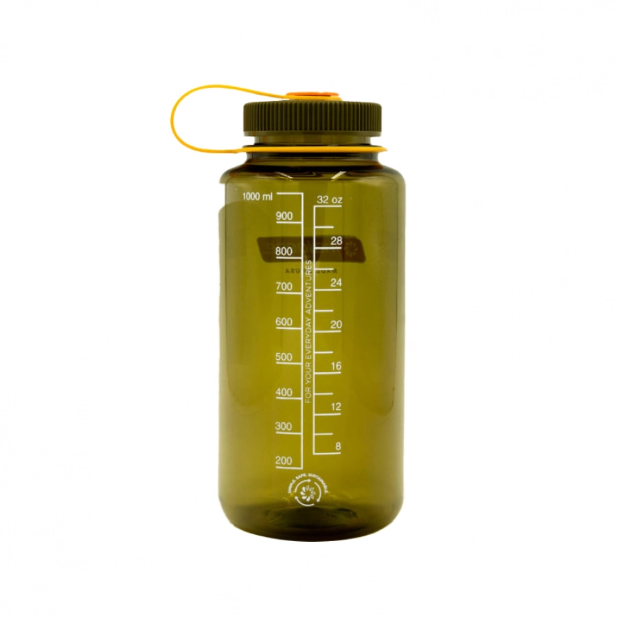 Nalgene Wide Mouth 1 l olive bottle 2/3